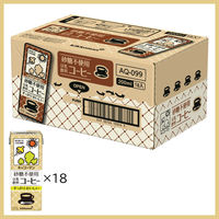 キッコーマン 砂糖不使用 豆乳飲料 麦芽コーヒー200ml 1箱（18本入）