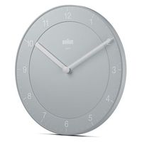 BRAUN ブラウン 掛時計 Analog Wall Clock GRAY BC06G 1個（直送品）