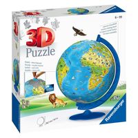 ３Ｄパズル　どうぶつ地球儀（１８７ピース） 123384 1箱 ブリオジャパン（直送品）