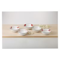 西海陶器 赤絵絵変り 小鉢5客揃 31931 1箱（直送品）