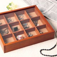 岸田産業　アクセサリーケース ブラウン 550-300 1箱（直送品）