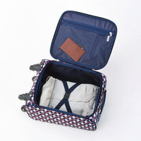 田村駒 アダバット レディースキャリーバッグ プリント柄 AD-B0019R 1箱（直送品）