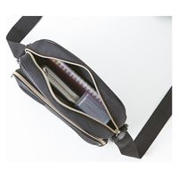 アセット デービッド・ヒックス ショルダーバッグ ブラック DHSO350-BK 1箱（直送品）