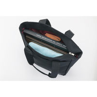 田村駒 エマージョン トートバッグ(ポーチ付) ブラック E-B0007BK 1箱（直送品）