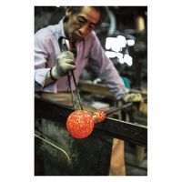 アデリア 津軽びいどろ　花器　弘前桜　花あかり F71164 1箱（直送品）