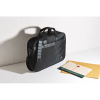 田村駒 グレンオーバー ブリーフバッグ ブラック GO-B0004BK 1箱（直送品）