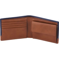 田村駒 ヘンリーコットンズ メンズ二つ折り財布 ネイビー HC-W0003NV 1箱（直送品）