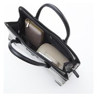 リアライズ ジュンコ コシノ イコール エルガリー手提げバッグ ブラック JK-HE08 BLACK 1袋（直送品）