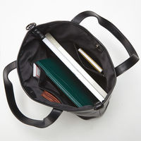 ゆうわ メゾン・ドゥ・ファミーユ トートバッグ ブラック MFB-KOOB-2 1箱（直送品）