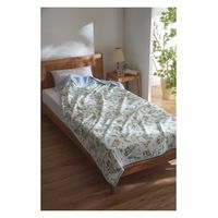 ニッケ商事 ミントン 綿毛布(毛羽部分) ブルー MNCB01005-002 1箱（直送品）