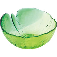 上越クリスタル硝子 月夜野工房 キャベツ 深鉢 T1ー0409 1箱（直送品）