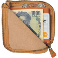 ギフテック m，i，u，o.j ヌメ革 財布(メンズ) キャメル OJ-0504 1箱（直送品）