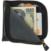 ギフテック m，i，u，o.j ヌメ革 財布(メンズ) ブラック OJ-0504 1箱（直送品）