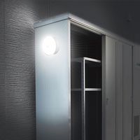 ムサシ 屋外用センサーシーリングライト(リモコン付) LED-165 1箱（直送品）