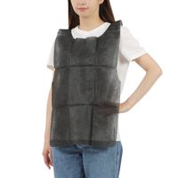 伊藤忠リーテイルリンク 不織布エプロン ブラック 1セット（300枚：30枚入×10袋） NWE-02