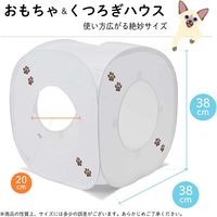 キャットプレイキューブ ホワイト 猫おもちゃ 猫壱