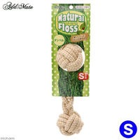 【ワゴンセール】ナチュラルフロス ダンベル Ｓ アドメイト おもちゃ 犬用