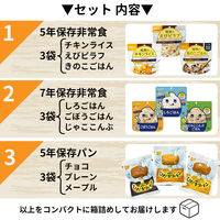 ピースアップ 3日分非常食Bセット 5年保存食詰替え用 HST5B01 10002434 1セット