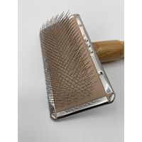 【ワゴンセール】スリッカーブラシ武蔵 ソフトタイプS 犬猫用 プロ用 ステンレス製 日本製 岡野製作所