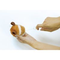 ぶるぶるねずみ グレー 1個 猫 おもちゃ スーパーキャット