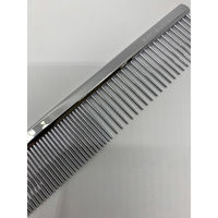 高級 両目櫛 中 ペット用 コーム くし 日本製 岡野製作所