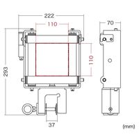 ジェフコム 四面ローラー CRー110ー4S CR-110-4S 1個（直送品）