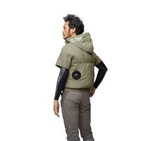 アタックベース 5545 The tough 空調風神服 半袖JK ペイントホワイト LL 5545-09-LL 1着（直送品）