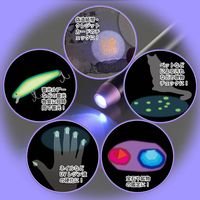 オーム電機 LED UVライト 375/1 08-1039 1個