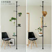 リッチェル ボタニー ハンギングスタンド ポール ブラック 支柱のみ 吊り下げ 273281 1個（直送品）