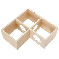 リーフ Tafit ハムスターの木製ハウス 23.5×23.5×9cm 273319 1個（直送品）