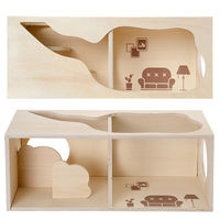 リーフ Tafit ハムスターの木製ハウス 30×12×12cm 273318 1個（直送品）