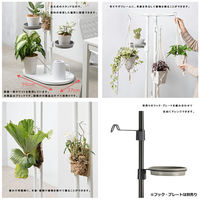 リッチェル ボタニー ハンギングスタンド ブラック 285952 1個（直送品）