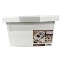 グリーンパル マルチケース(コミック・ビデオ)ホワイト（20入）【収納ボックス】 4976131910609 20個（直送品）