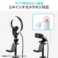 サンワサプライ ゲームコントローラースタンド（ヘッドホンホルダー付・ホワイト） JY-STN1W 1個（直送品）