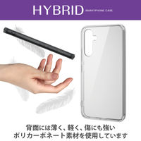 Galaxy A54 5G ケース ハイブリッド 衝撃吸収 スリム クリア PM-G233HVCKCR エレコム 1個