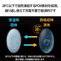 スマホ 冷却 小型パッド 吸熱 PCM素材 繰り返し使用可 持続時間約60分 ライトブルー P-SMPT01BU エレコム 1個