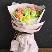 アデリー ホシファーム　フリルブーケパッション８本　＆　ホテルオークラ　プチケーキ４個 FMG-04B 1個（直送品）