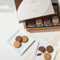 【生花】アデリー ホシファーム　フリルブーケピュア８本＆ゴディバ　クッキーアソートメント１８枚 FMH-06B 1個（直送品）