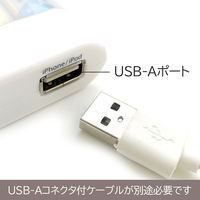 エアージェイ 乾電池式充電器(単3アルカリ乾電池付) BJ-EUSB WH 1台