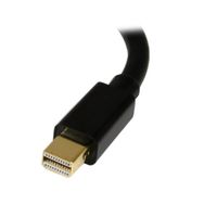 DisplayPort変換アダプタ 4K60Hz Mini DP[オス] - DisplayPort[メス] 1個