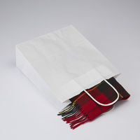 シモジマ 25チャームバッグ S 晒白無地 003264301 1袋(50枚)