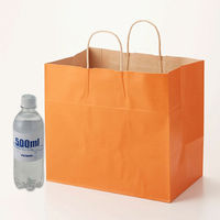 シモジマ 25チャームバッグ 32-4 未晒 オレンジC 003268711 1袋(50枚)