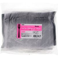 シモジマ ヘイコープラフォーク 16cm 黒 単袋 004513024 1袋(100本)