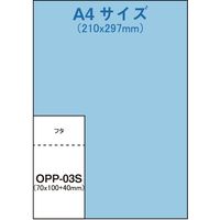 アイ・エス OPP袋 シール付 W70×H100mm 100枚入り OPP-03S 1パック