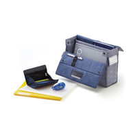 コクヨ モバイルバッグ<モ・バコ> 手提げタイプ グレー×ブルー カハ-MB11B 1個