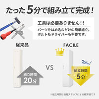 ネットフォース FACILE 10人用 スリムロッカー 木目 ブラック×ダークブラウン FAC-S10-C-AW 1台（直送品）