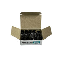 ライオン事務器 バインダークリップ 豆 口幅 13mm 10個入 No.105 1箱