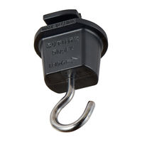 朝日電器株式会社 吊りフック EW-LR04NH(BK) 1個