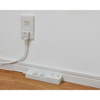 朝日電器 SW付USBタップ2P WBK-2232SUA(W) 1個