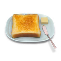 アルタ サラエット saraet パン皿 ブルー 電子レンジ対応 食洗器対応 AR0604492 1個（直送品）